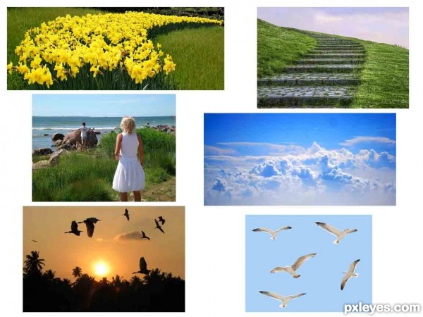 Creation of Heaven is a place...: Step 1