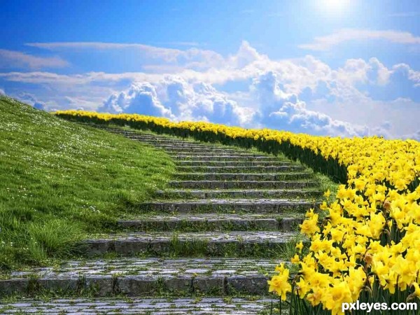 Creation of Heaven is a place...: Step 4