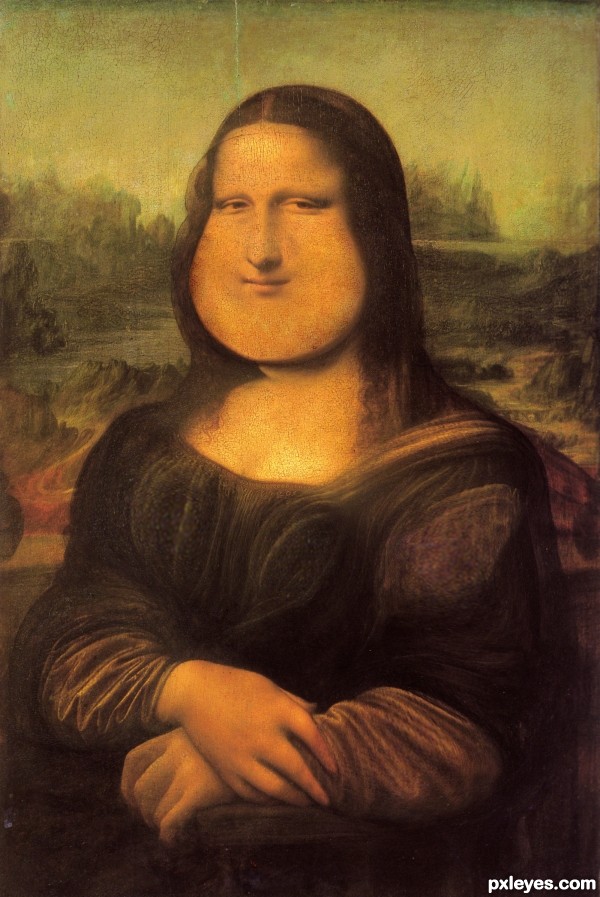 Creation of fat mona: Final Result