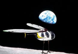Copter Animal on Moon