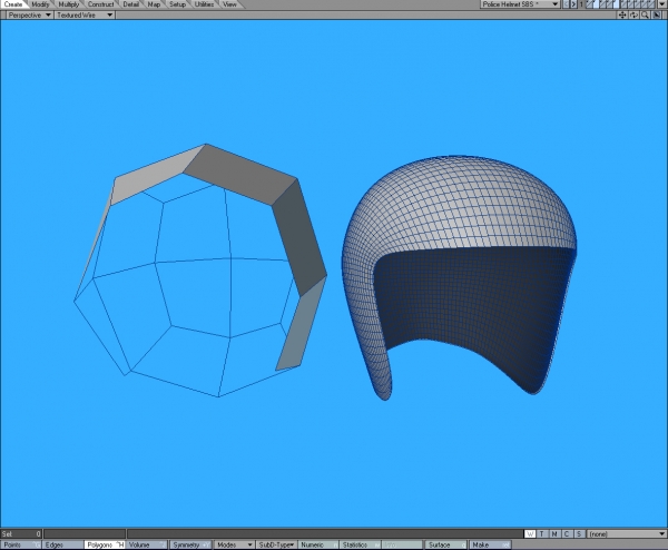 Creation of Riot helmet: Step 1