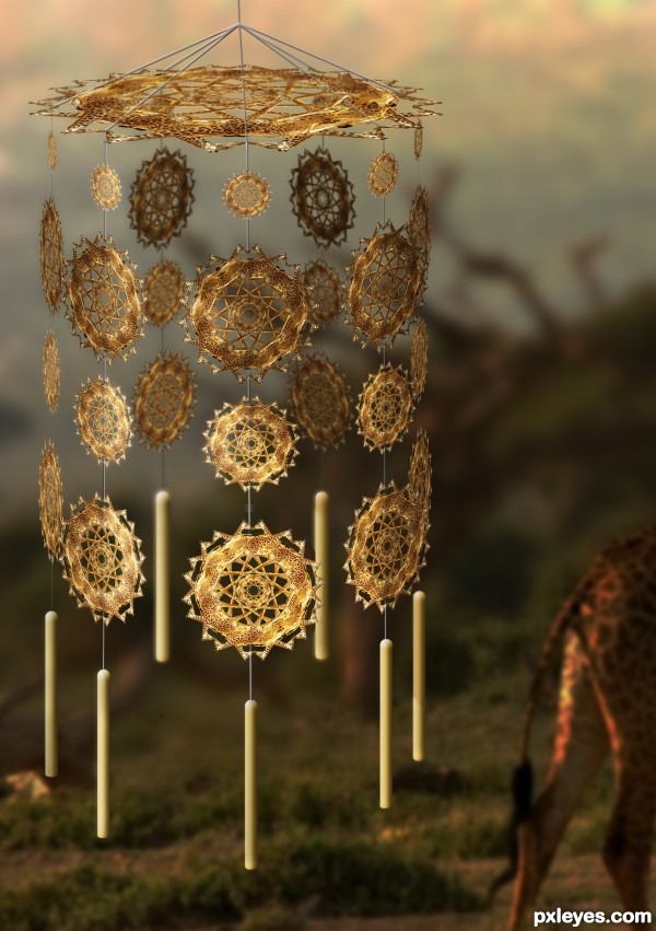 Creation of Savanna Windchime: Final Result