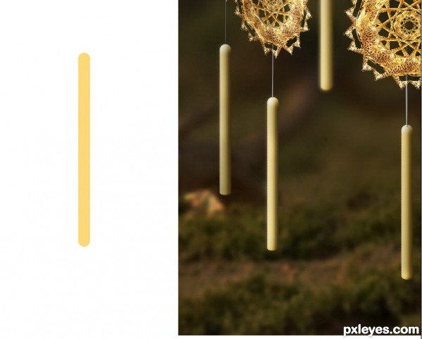 Creation of Savanna Windchime: Step 2