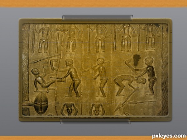 Creation of Gold Plate: Step 5