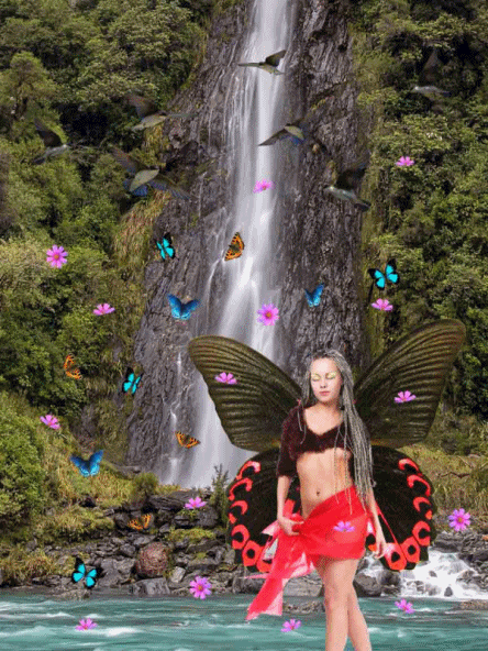 Creation of Butterfly fairy: Step 2