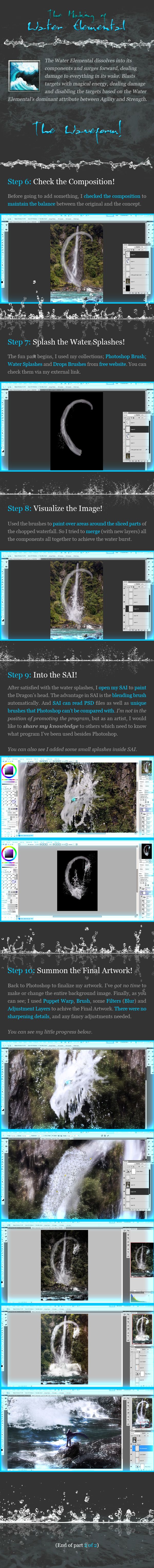 Creation of Water Elemental: Step 2