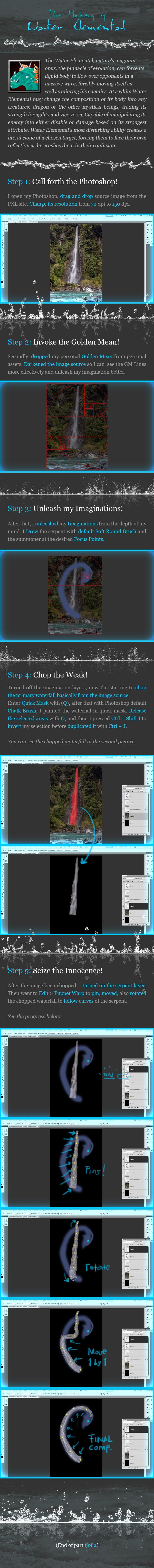 Creation of Water Elemental: Step 1