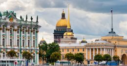 Hermitage and St Isaacs Cathedral.