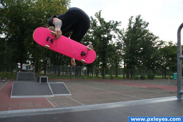 Skateboarding