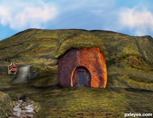 Brick Hobbit House