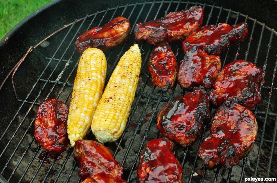 Ribs and Corn