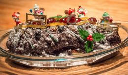 My Christmas chocolate log