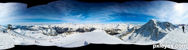 Creation of Aiguille Rouge: Step 1
