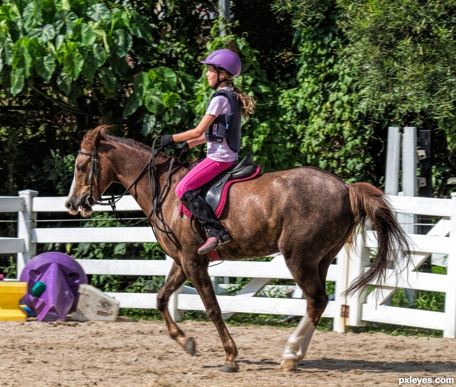 Riding lesson