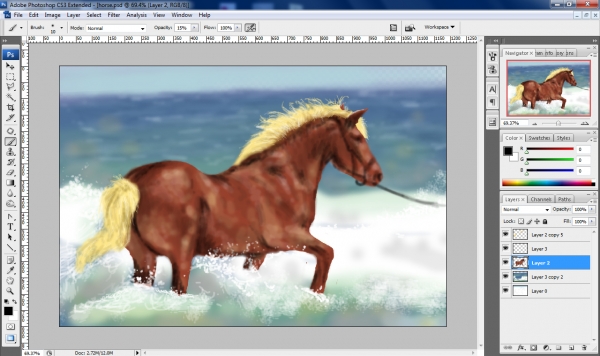 Creation of feel the freedom: Step 6