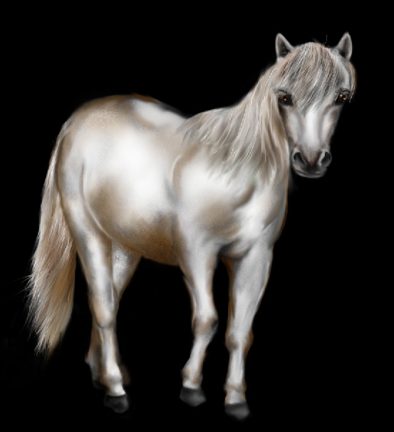 Creation of horse-god: Step 3
