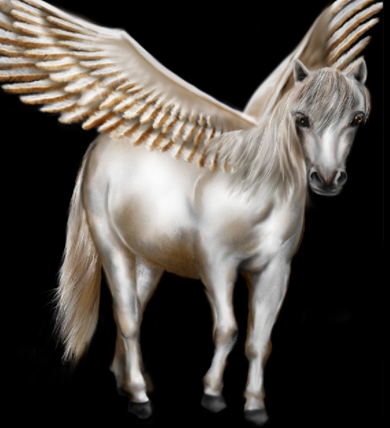 Creation of horse-god: Step 5