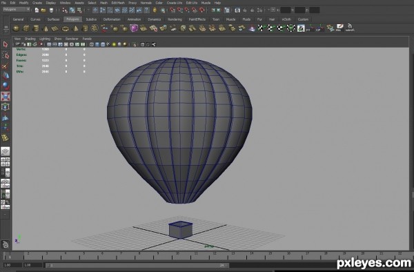 Creation of Touch the Sky...: Step 2