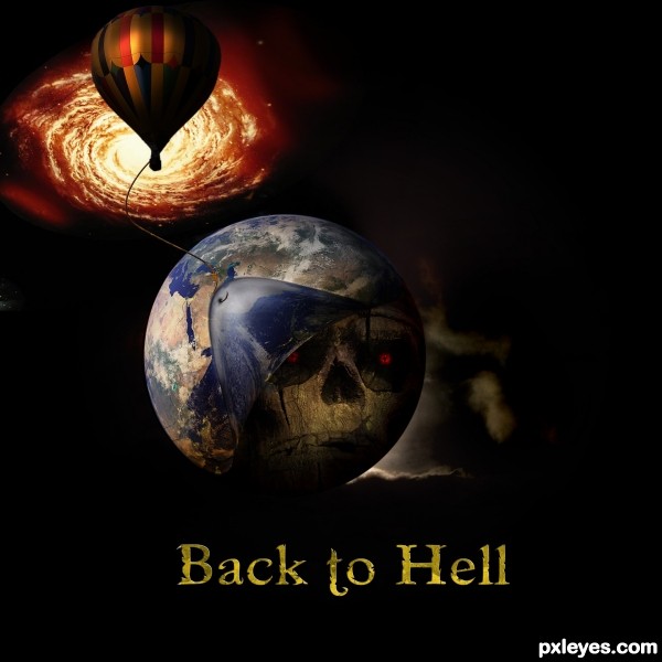 Creation of back to hell: Final Result