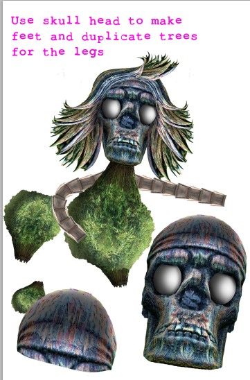 Creation of Metsavana Man of the Forest   : Step 16