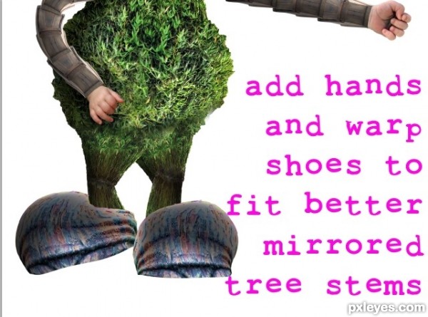 Creation of Metsavana Man of the Forest   : Step 18