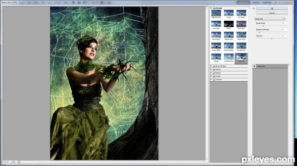 Creation of spider queen: Step 7