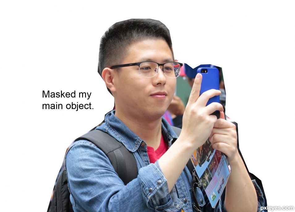 Creation of The Selfie: Step 2