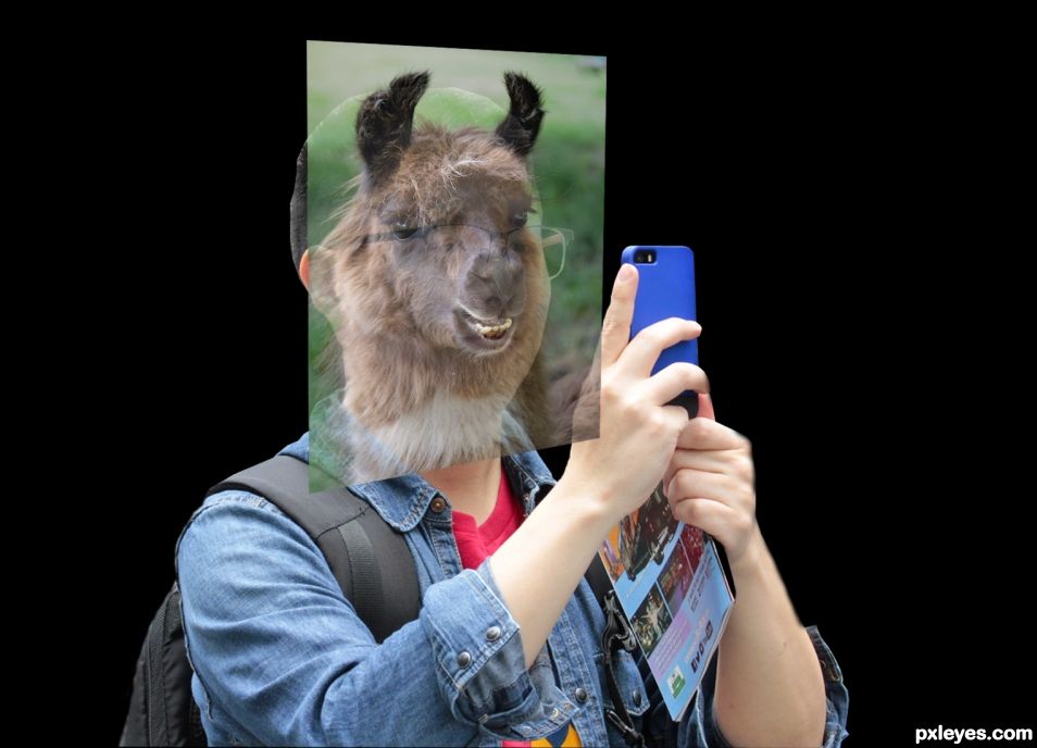 Creation of The Selfie: Step 3