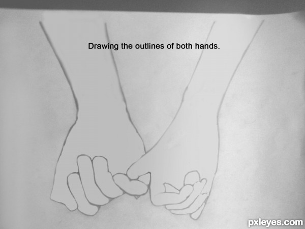 Creation of Hanging on: Step 1