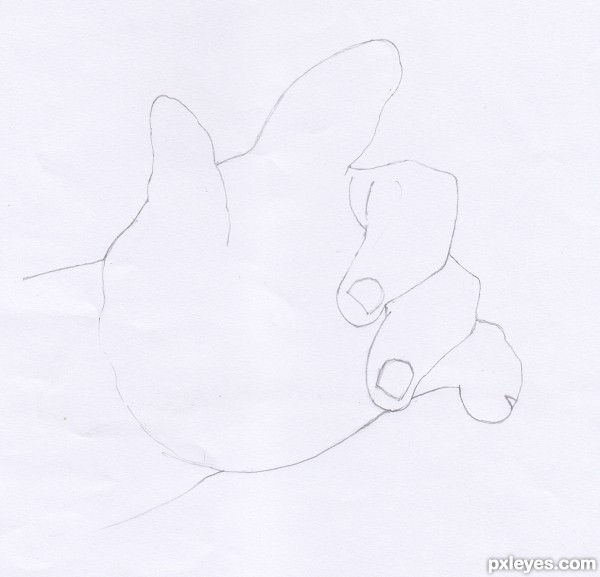 Creation of Baby Hand: Step 1