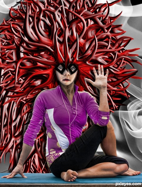 Creation of Medusalith Amaquelin Boltagon aka Madam Medusa:  Bred to be Queen of the Inhumans: Final Result