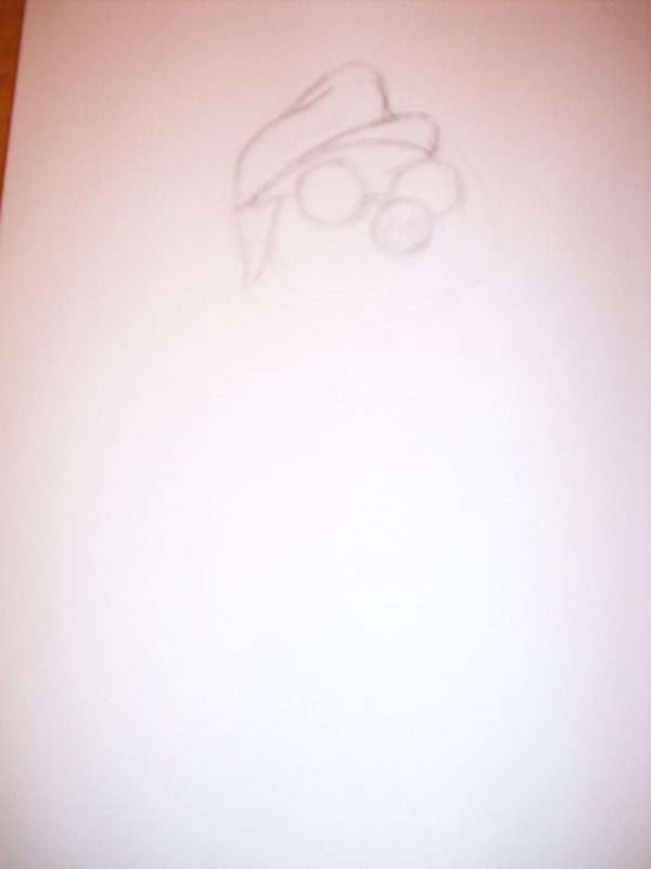 Creation of Mr. Swine, the butcher: Step 1
