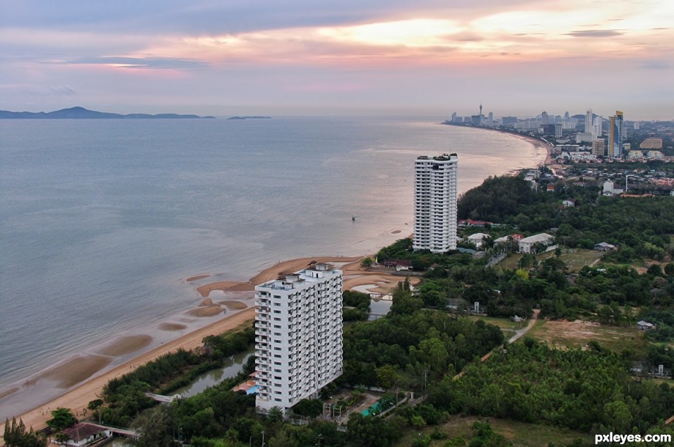 Bird View to Pattaya