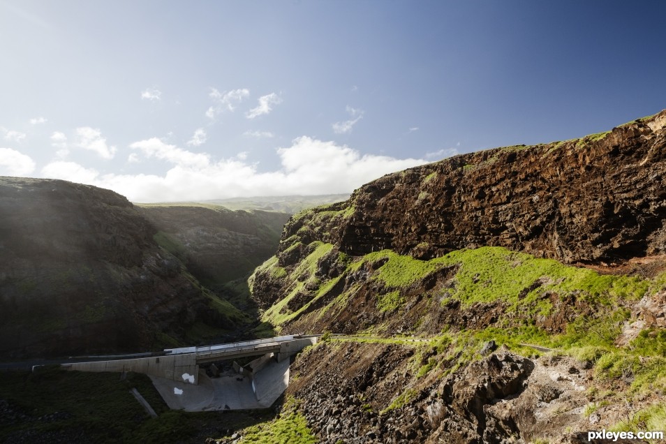 Cutting Through the Canyon