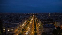 Flying over Paris