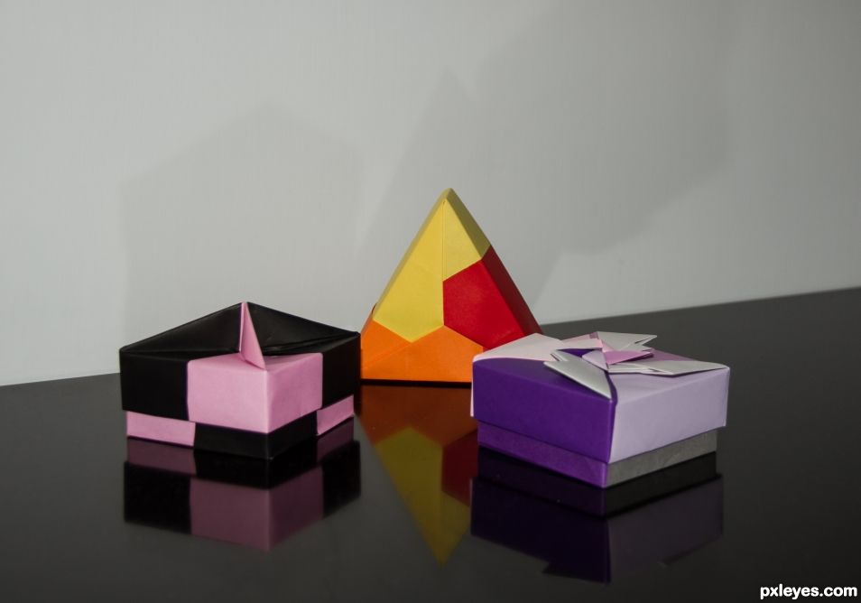 Origami boxes