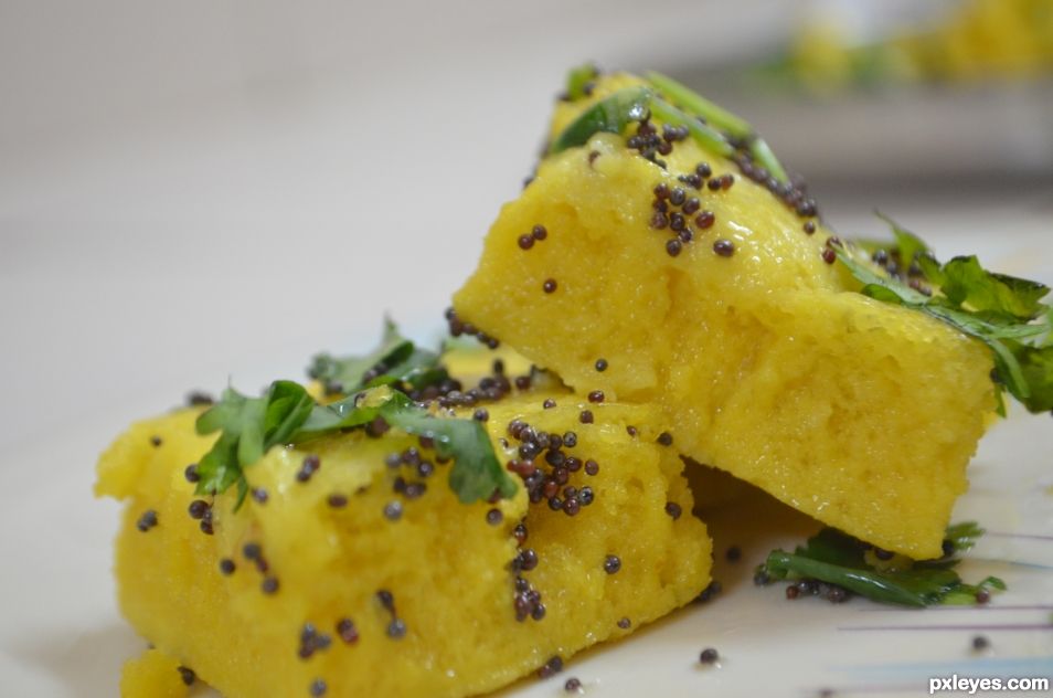 Indian Gujarati Dish - Dhokla