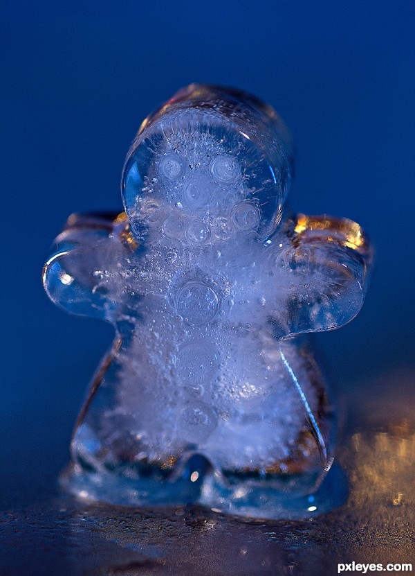 Iceman out for an evening walk