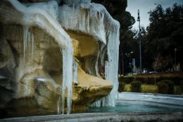 Iced fountain