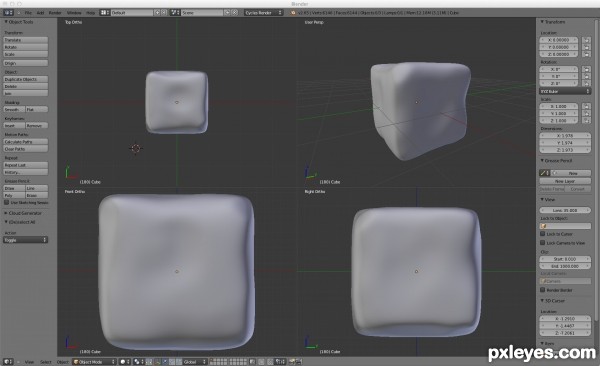 Creation of White ice: Step 5