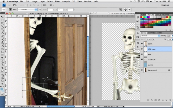 Creation of Closet Skeleton: Step 1