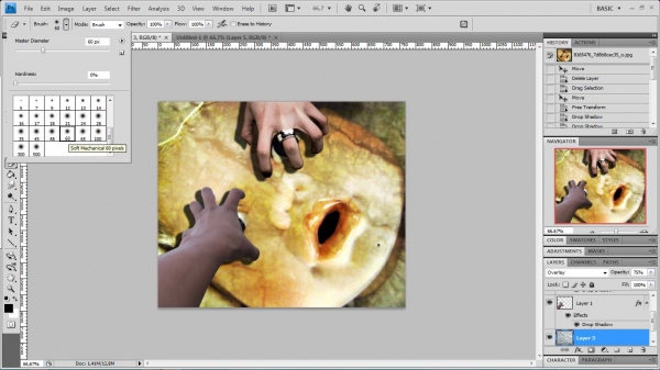 Creation of catching my eye...: Step 6