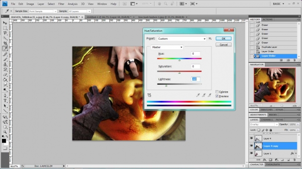 Creation of catching my eye...: Step 11