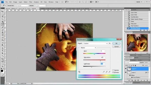 Creation of catching my eye...: Step 13