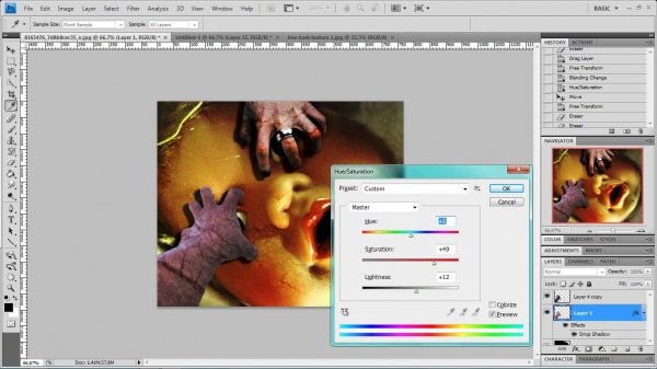Creation of catching my eye...: Step 16