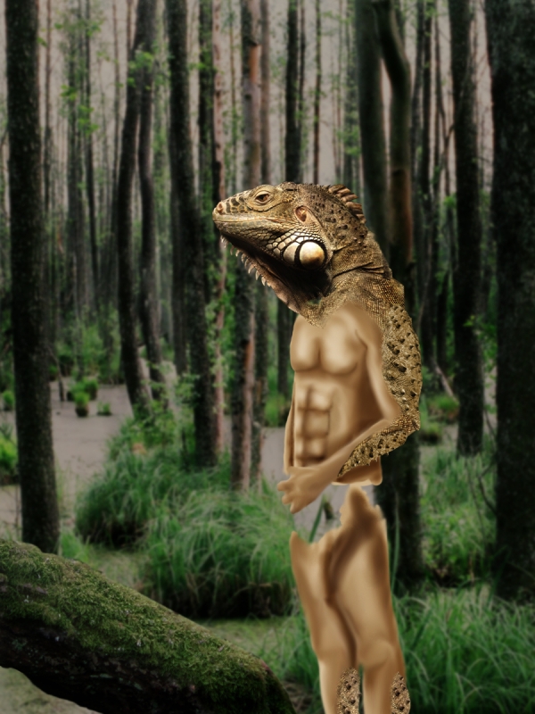 Creation of Lizard warrior: Step 3