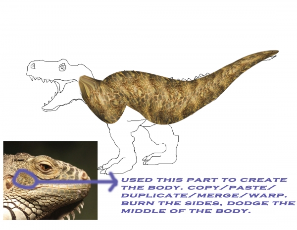 Creation of lost in space and time...: Step 2