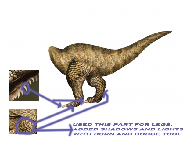 Creation of lost in space and time...: Step 4