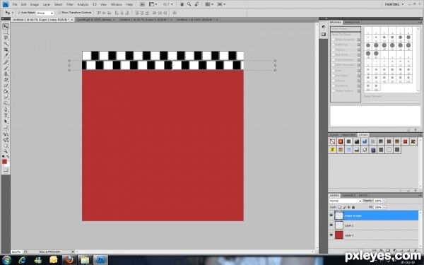 Creation of Straight Curved: Step 3