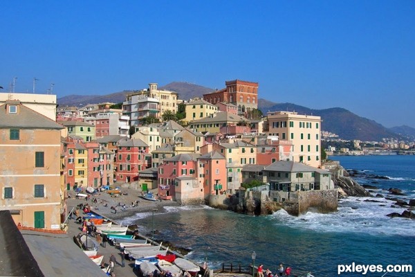 Creation of boccadasse: Step 1